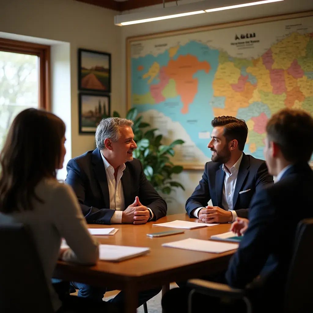 Professional business solution illustration